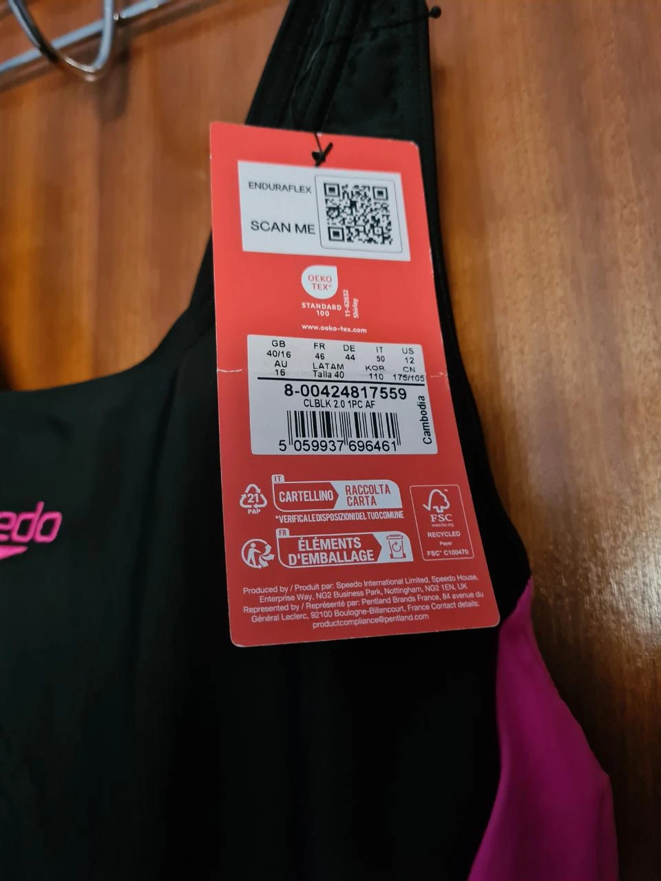 Maillot de bain Speedo Hyperboom (Neuve Taille 40) – photo 2